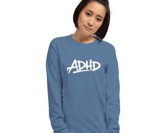 T-shirt à manches longues « TDAH » | T-shirt confortable