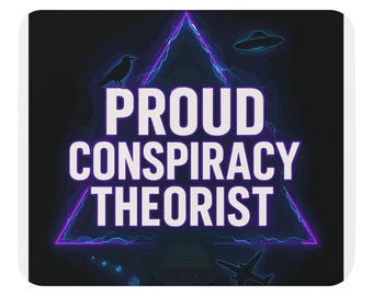 Conspiracy Theorist Mouse Pad | Cosmic Triangle, Non-Slip Base | AC Ninja Co.