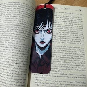 Horror Anime Bookmarks | Set of 4 Creepy Inspired Bookmarks | Spooky Reading Accessories | Anime Horror Gift for Book Lovers
