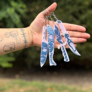 Halloween Keychains | Scary Movie Keychain Set of 4