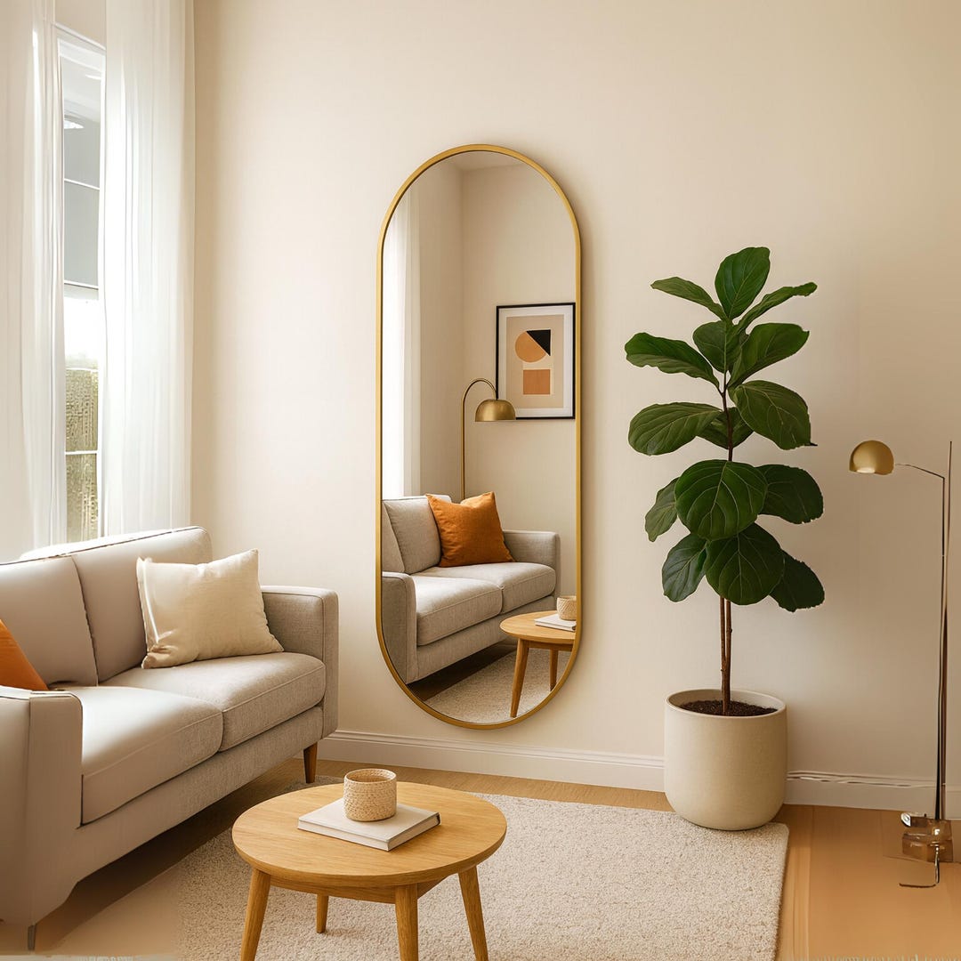 Miroir mural / contemporain / ovale / pour salon d'esthétique - ELIO by