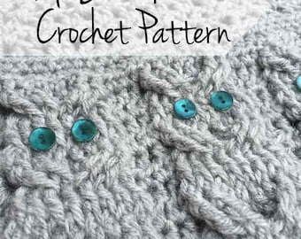 Owl Scarf Crochet Pattern