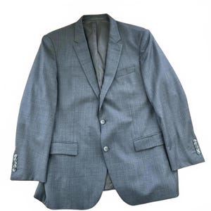 Hugo Boss Tailor Ingeo Loro Piana & C fabric Super 150 Italian Wool Suit - Grey