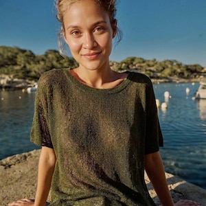 digne sheer shirts シアーシャツ moss green digne / sheer shirt - moss green digne sheer shirts シアーシャツ