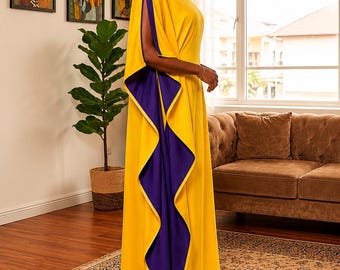 Royal Cascade Luxury Kaftan Dress