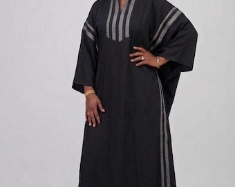 Luxury African Kaftan Dress for Women | Elegant Maxi Boubou Dress | Modern African Fashion | Modest Evening Gown | Plus Size Dress