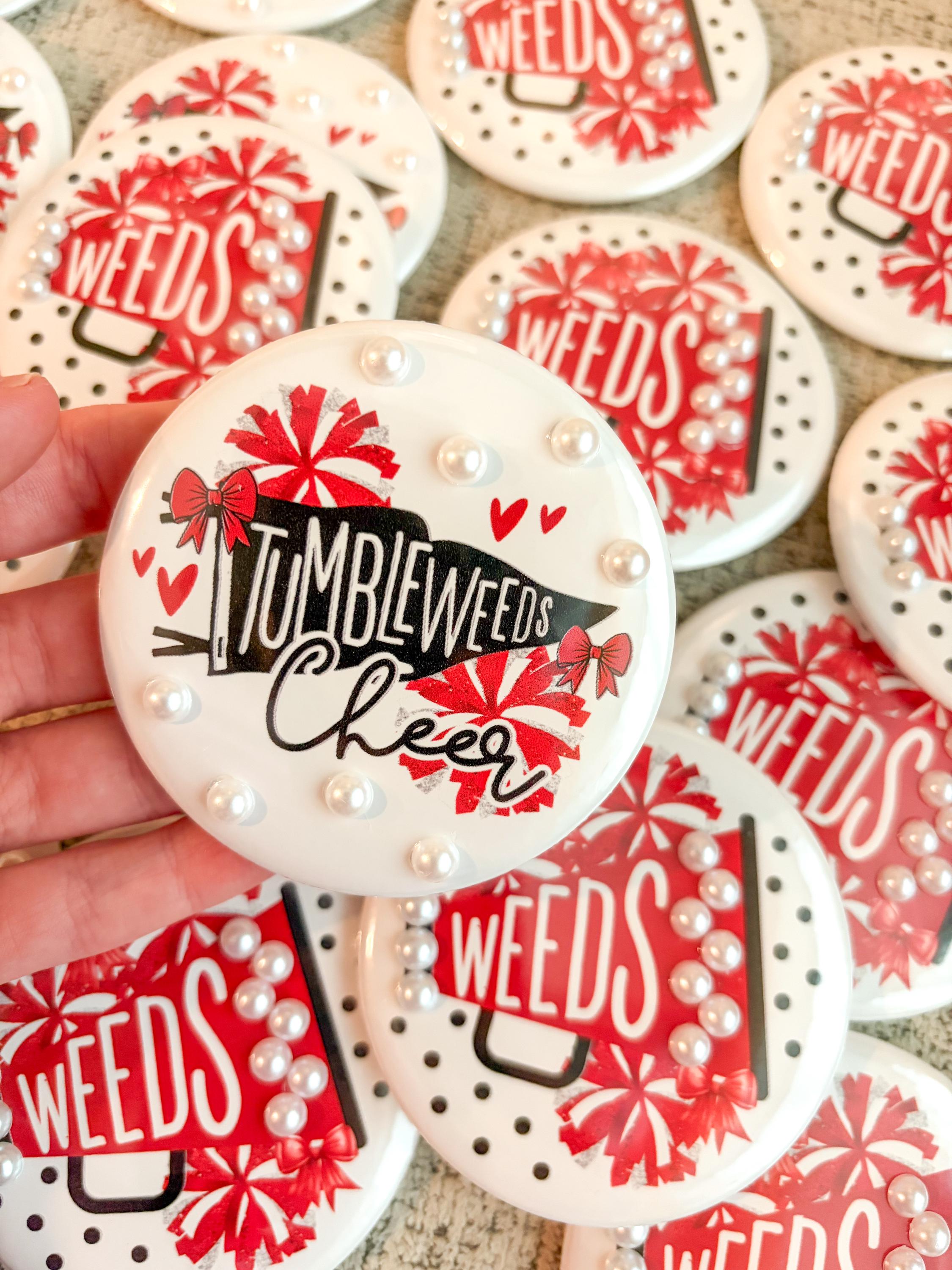 Cheer Custom Design Button, Cheerleader Gift, Cheer Mom, Customized ...