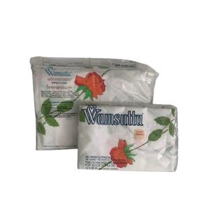 Wamsutta Red Rose Twin Fitted Pillocase Set New Vintage