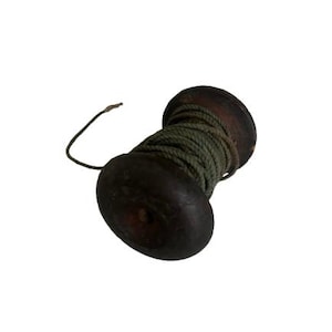 Antik Shaker Trä Rullespole Lodlinje Lantmätare Mätinstrument