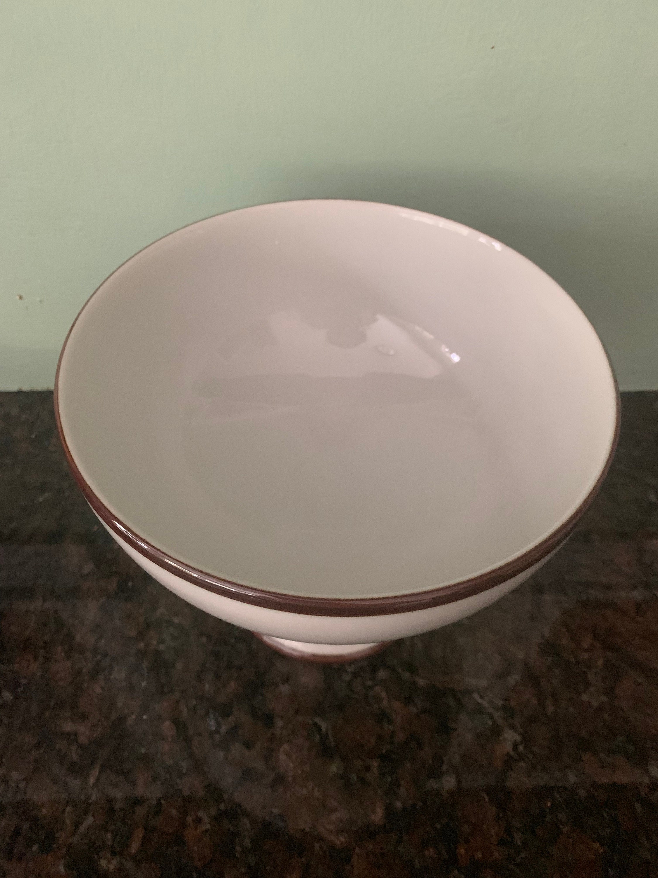 Dansk Bistro Pedestal Serving Bowl // Vintage Minimalist Etsy Denmark