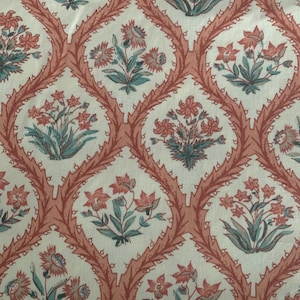 Schumacher Waverly Country Roads Fabric Screen Print Cotton 4 Plus Yards