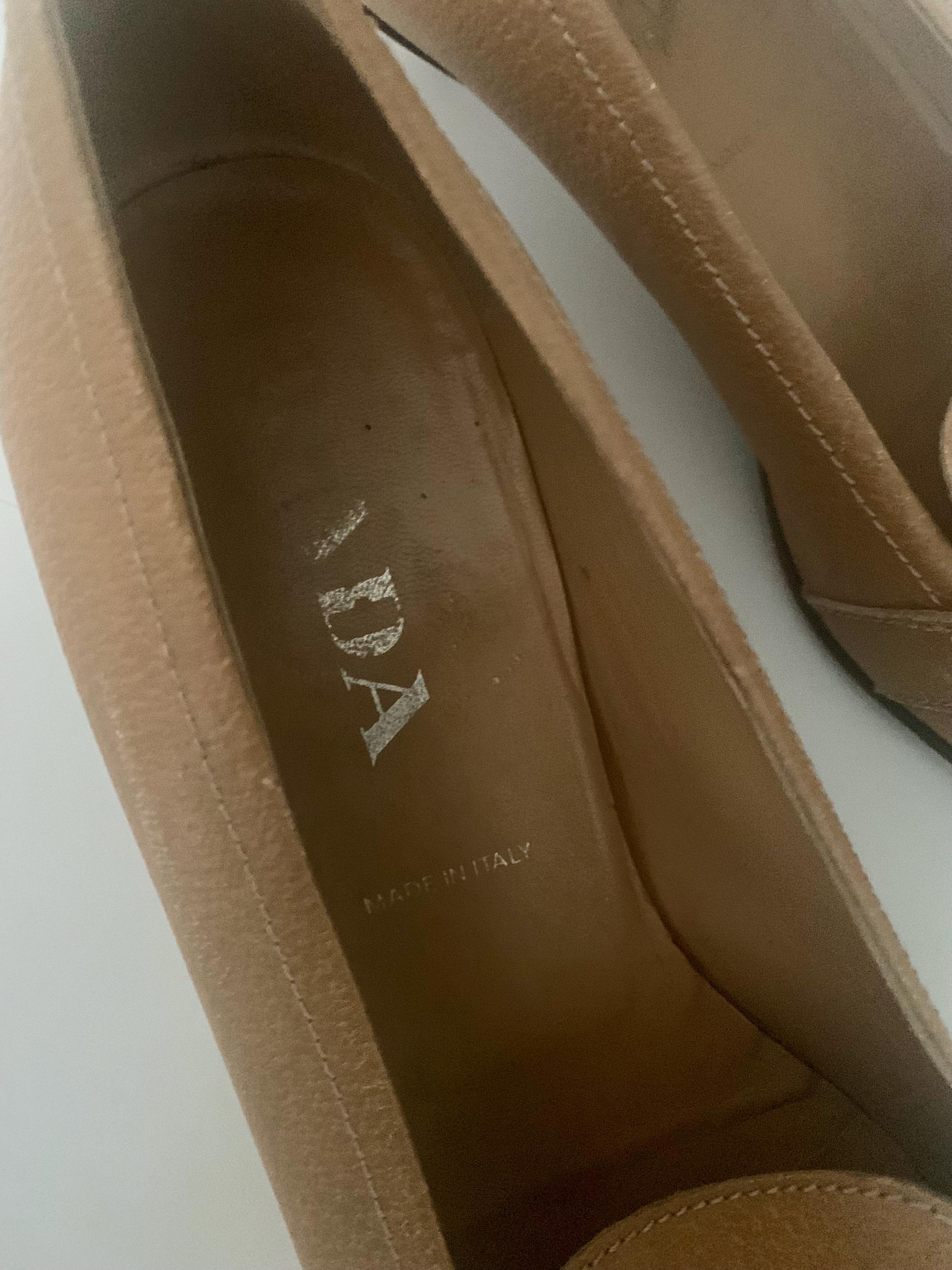 Prada Kitten Heel Tassel Loafers Size 36 EU - Etsy
