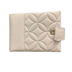 1960s Cream Color Billfold Wallet image 1