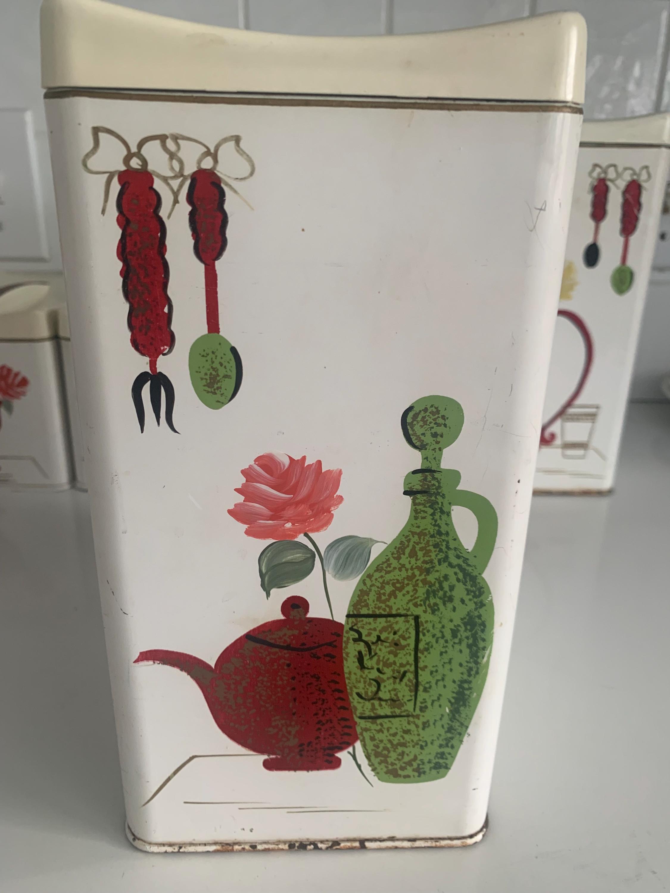 MCM ランズバーグ メタルキャニスターセット // ヴィンテージ 1960