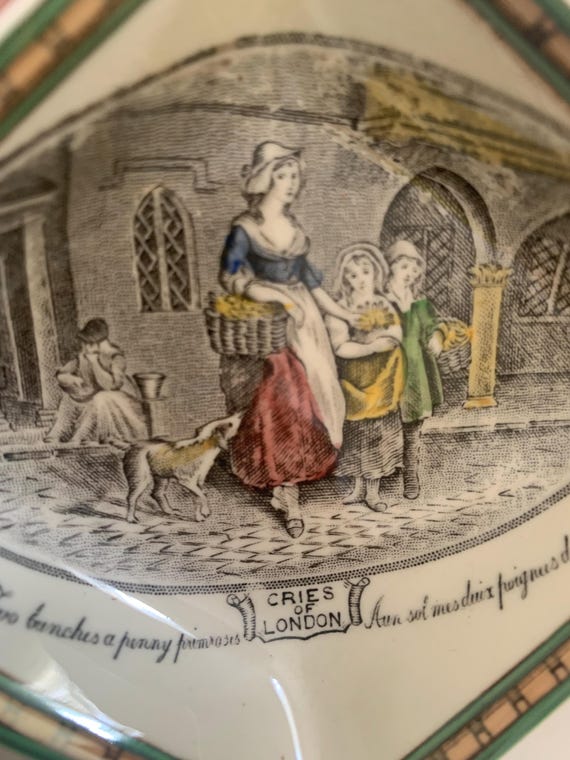 アダムス イングリッシュ アイアンストーン トリンケット トレイ