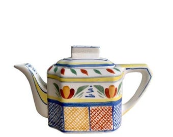 日本製の陶器製ティーポット（民芸品）、ミッドセンチュリーのコレクターズアイテム