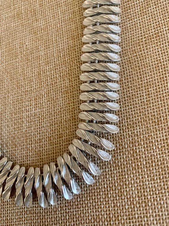 Kramer Brushed Silver Link Necklace - image 9