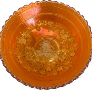 ウィンドミル ダブルダッチ イリデセント ガラスボウル ミッド