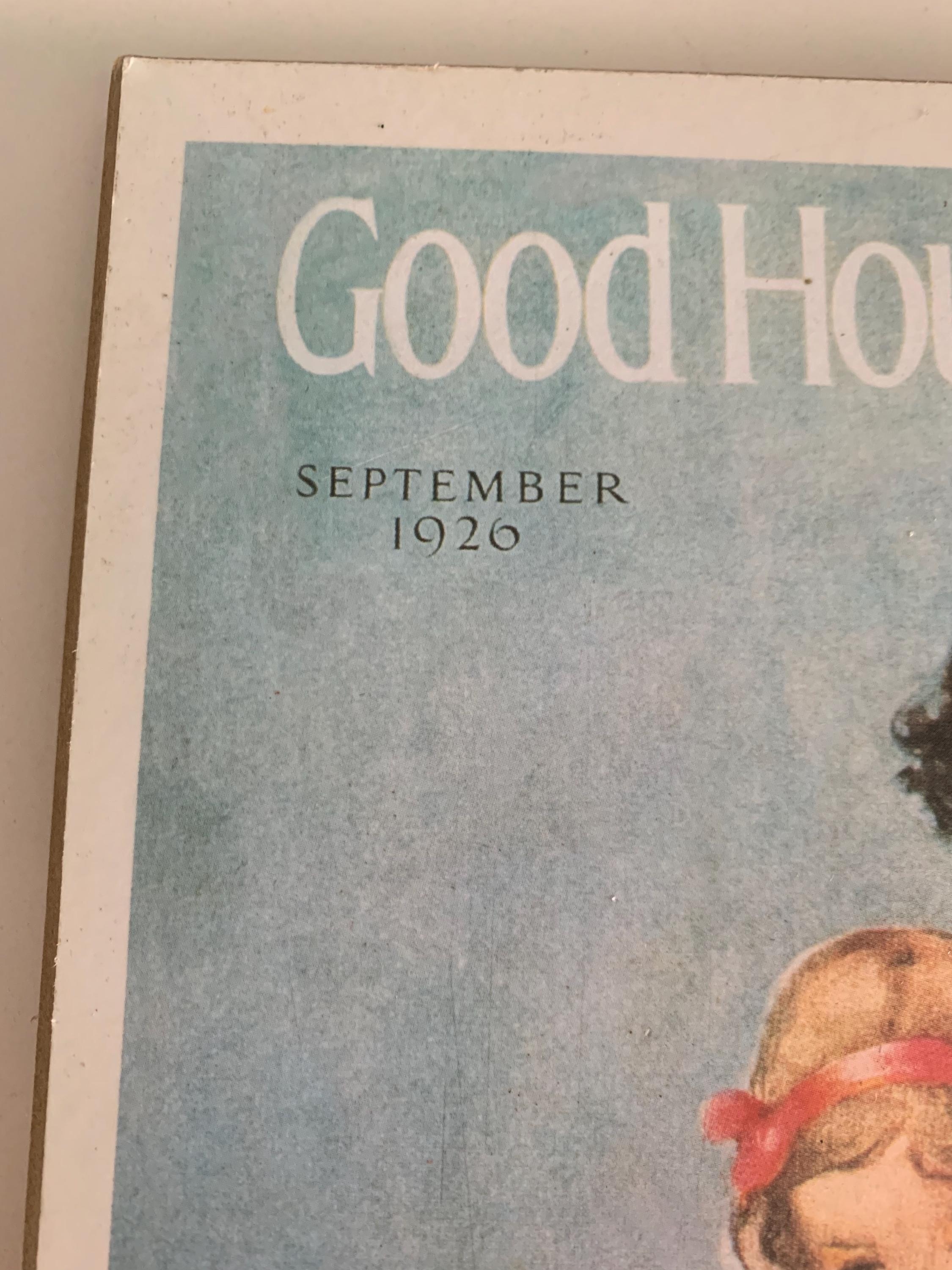 Retro Good Housekeeping Cover Wall Plaque Jessie Wilcox Smith Art