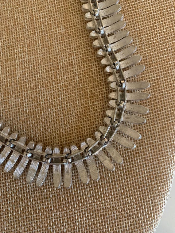 Kramer Brushed Silver Link Necklace - image 11