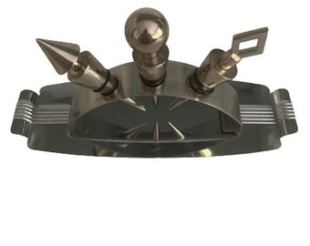 Juego de tapones para botellas de bar estilo Art Déco vintage