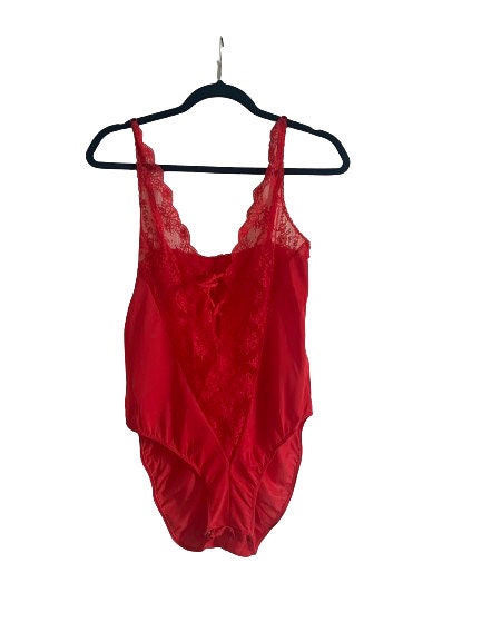 Sheer Red Teddy - Etsy