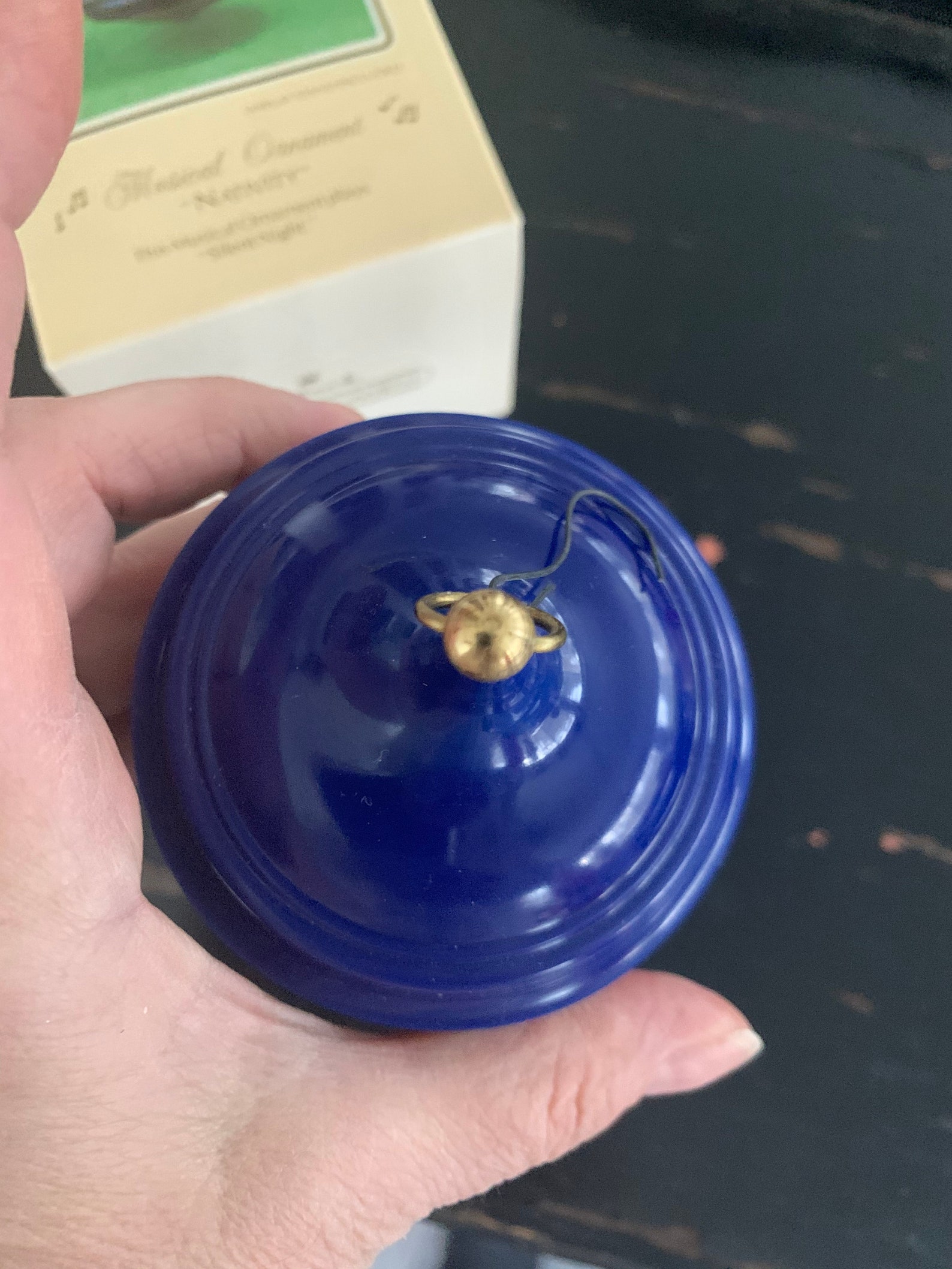 1983 Hallmark Nativity Musical Ornament // Vintage Christmas Etsy