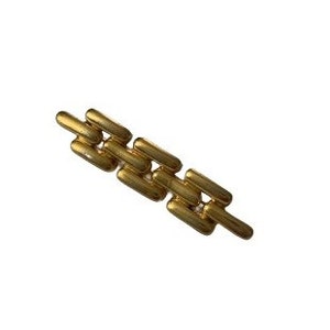 Givenchy Modern Brutalist Gold Brooch Pin