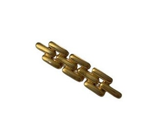 Givenchy Modern Brutalist Gold Brooch Pin