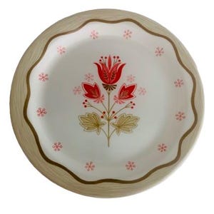 Boonton Ware Melamine 10 Inch Plate New Amsterdam Pattern