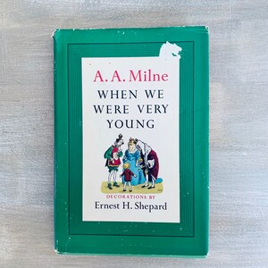 A. A. Milne 1950s Libro con copertina rigida / Quando eravamo giovani