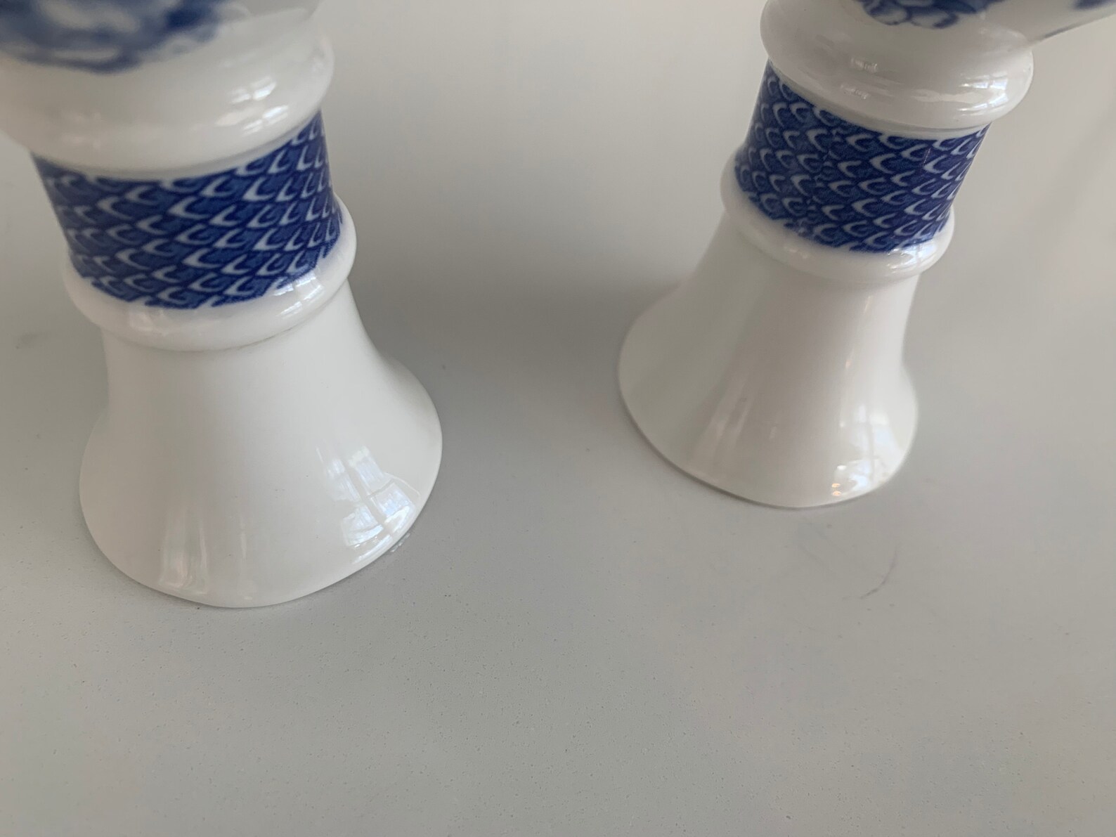 Spode Blue and White Vases Set of 2 // Contemporary Vintage Etsy