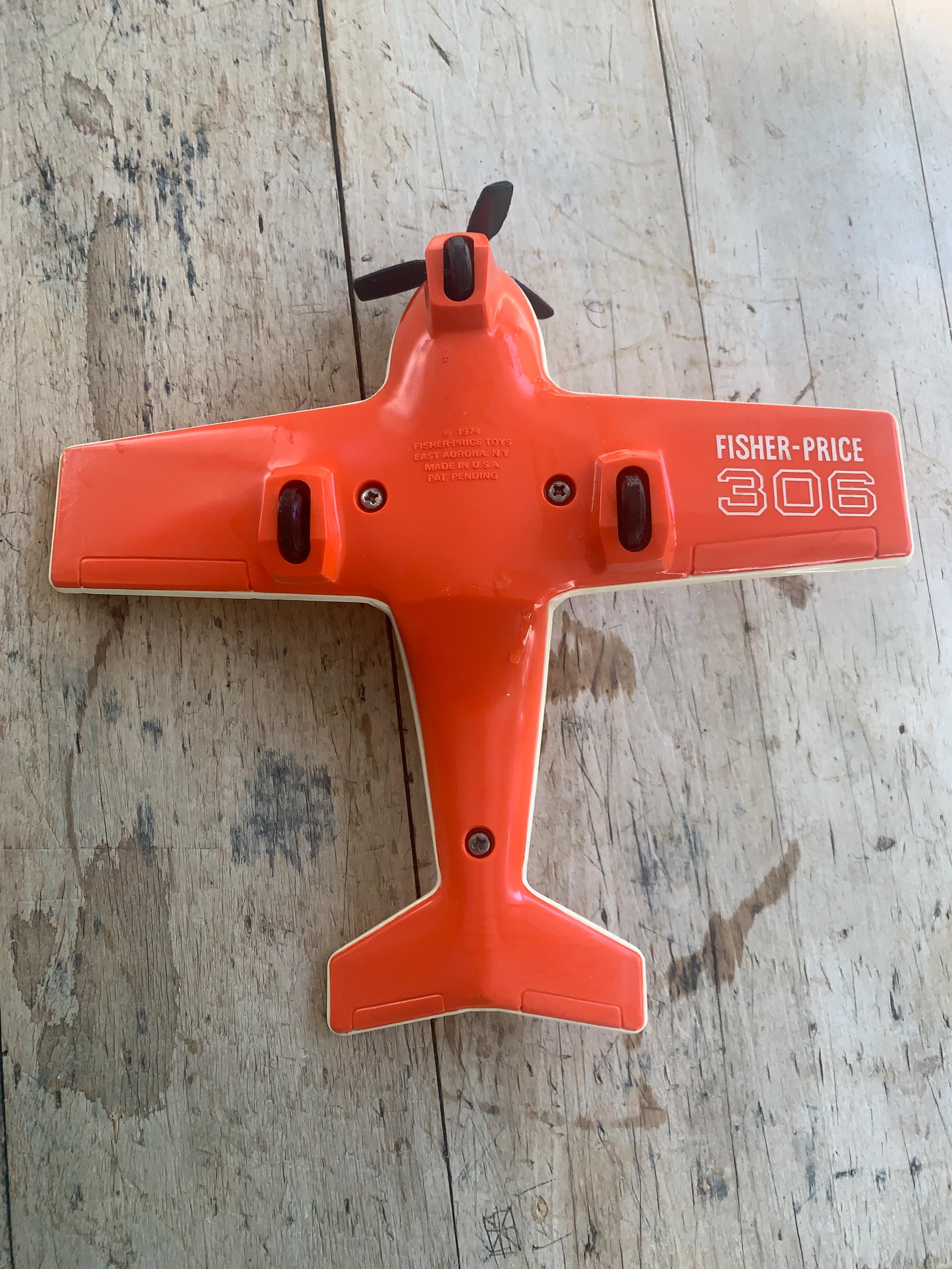 1970s Fisher Price Pilot Airplane - Etsy