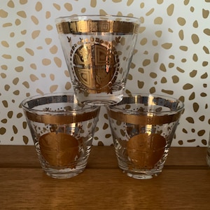 1960s MCM Barware Whiskey Glasses
