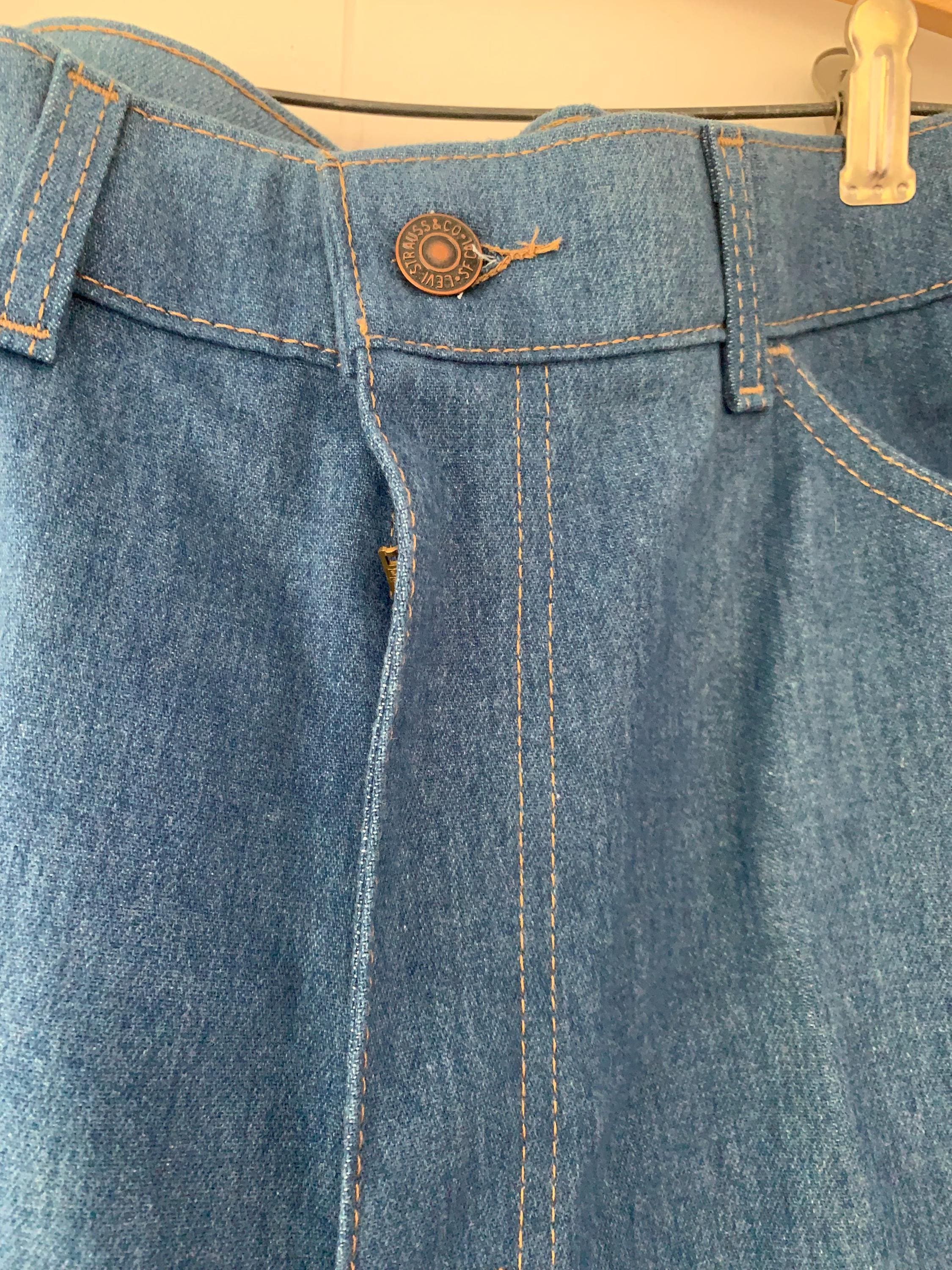 1980s NWT 36W X 30L Levis // Light Brushed Denim Levi's for