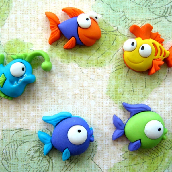 Fish Animal Thumbtack Magnets, Tropical Fish Push Pin,  Aquarium Fish Notice Board Pins, Fish Push Pin