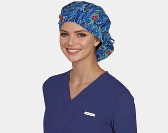 Gorros quirúrgicos Bluebonnet Bravado - Poppy Bouffant