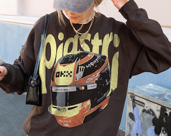 Oscar Piastri McLaren Sweatshirt, Retro Piastri F1 Crewneck, Vintage Formula 1 Graphic Shirt, Piastri Fan Apparel