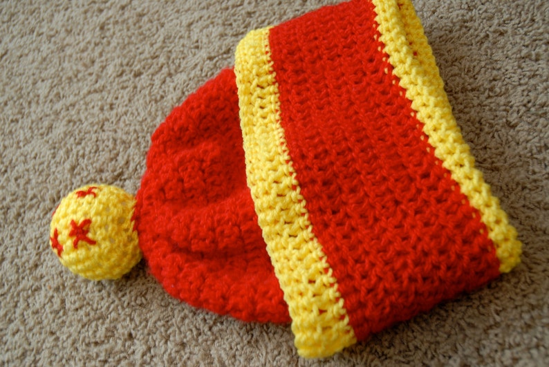 Son Gohan Inspired DBZ Adult Crochet Hat image 3