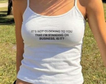 Justin Bieber Cropped Tank Standing On Business Bieber Tank Top