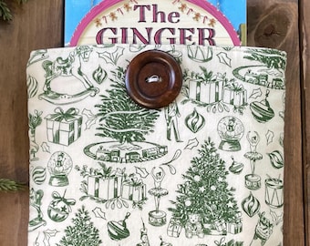 Vintage Christmas Book Sleeve