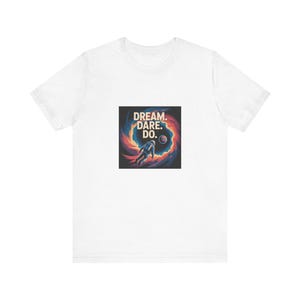 Space Dreamer Tee, Astronaut T-Shirt, Think Big Shirt, Unisex Jersey Short Sleeve, Gift for Visionaries, Space Enthusiasts