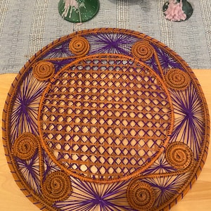 Iraca Palm Handmade Placemat, Table Decoration, Boho Table, product of Colombia, wedding party table setting, best Placemat gift