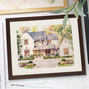 Custom Home Portrait,Custom House Painting, Housewarming Gift,Our First Home Sign, Home Sweet Home Sign, Watercolor Home