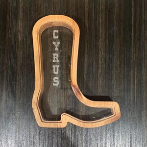 Cowboy Boot Piggy Bank