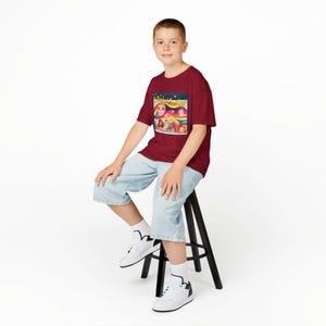 Colorful Kids Tee: Fun Whimsical Design, Art Lover&#39;s T-Shirt