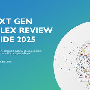 NCLEX Nursing Exam Review Guide: 2025 Study Guide (Digital Download, 70 Pages)