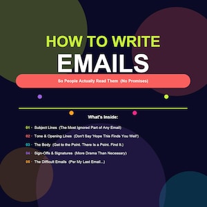 Lustige Arbeit Email Anleitung | E-Mail schreiben Printable | Büro Geschenk | Professionelle Kommunikation PDF | Sofort Download