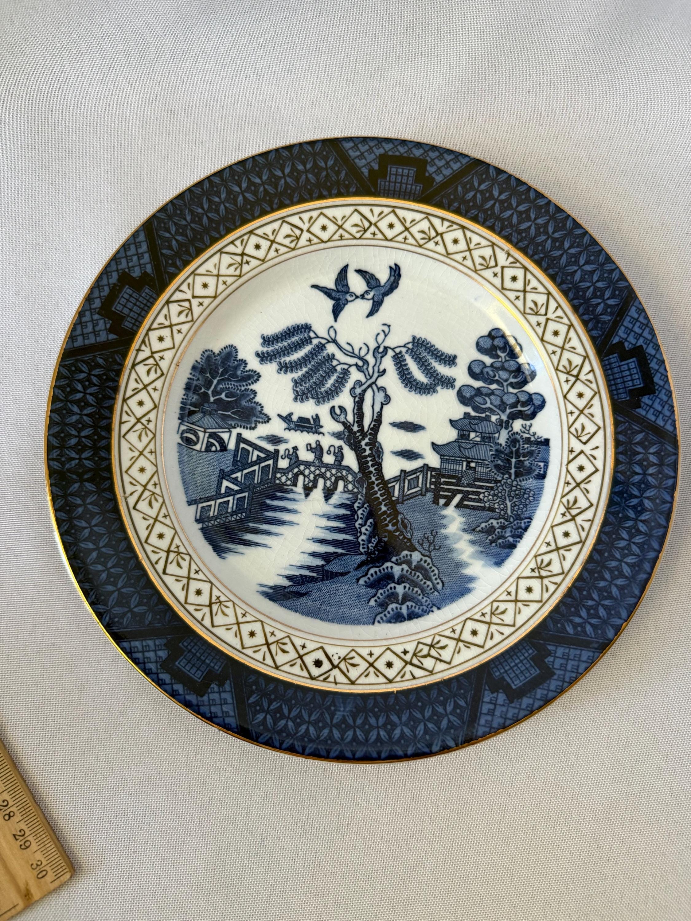Blue Willow Double Phoenix Nikko Japan Dinnerware - Etsy