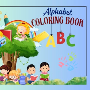 Alphabet Coloring Pages A-Z: Printable ABC Activity for Toddlers (PDF Download)